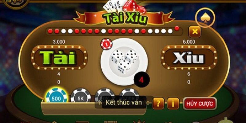 Game tài xỉu có trong hệ thống casino trực tuyến